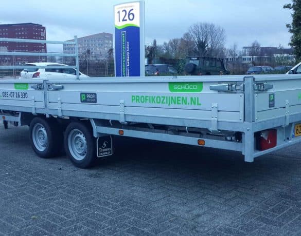 Aanhangwagen reclame Enschede