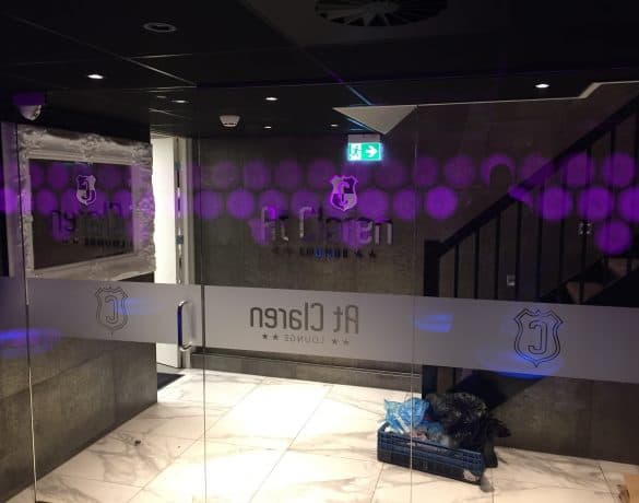 Raambelettering bedrijf
