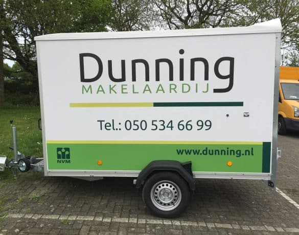 Aanhangwagen belettering