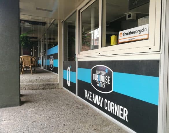Reclamebord: Restaurant Turquoise
