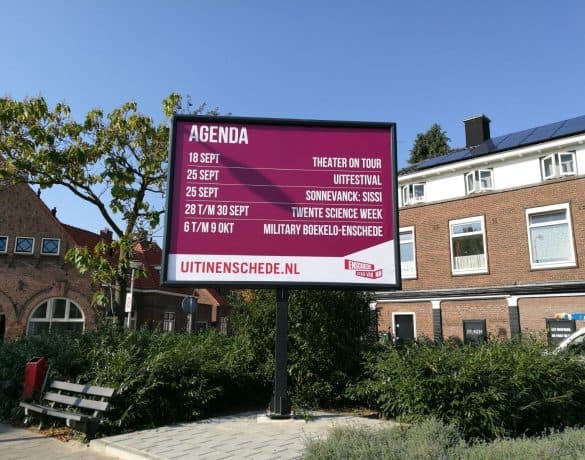 Reclamebord: Uit in Enschede