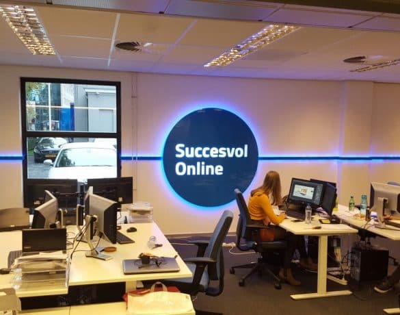 LED freesletters buiten