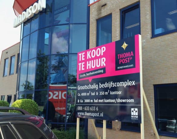 Reclamebord: Thoma Post