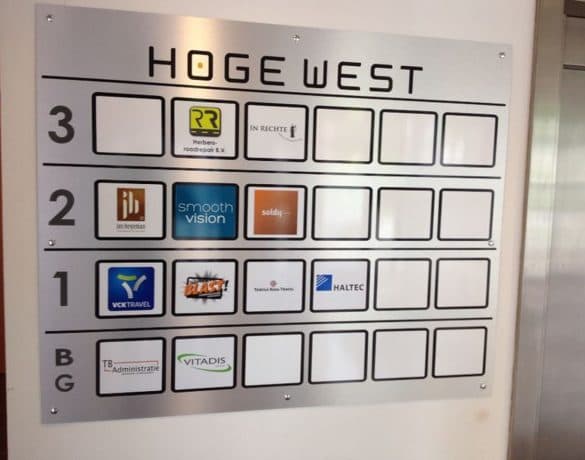 Bewegwijzering kantoor